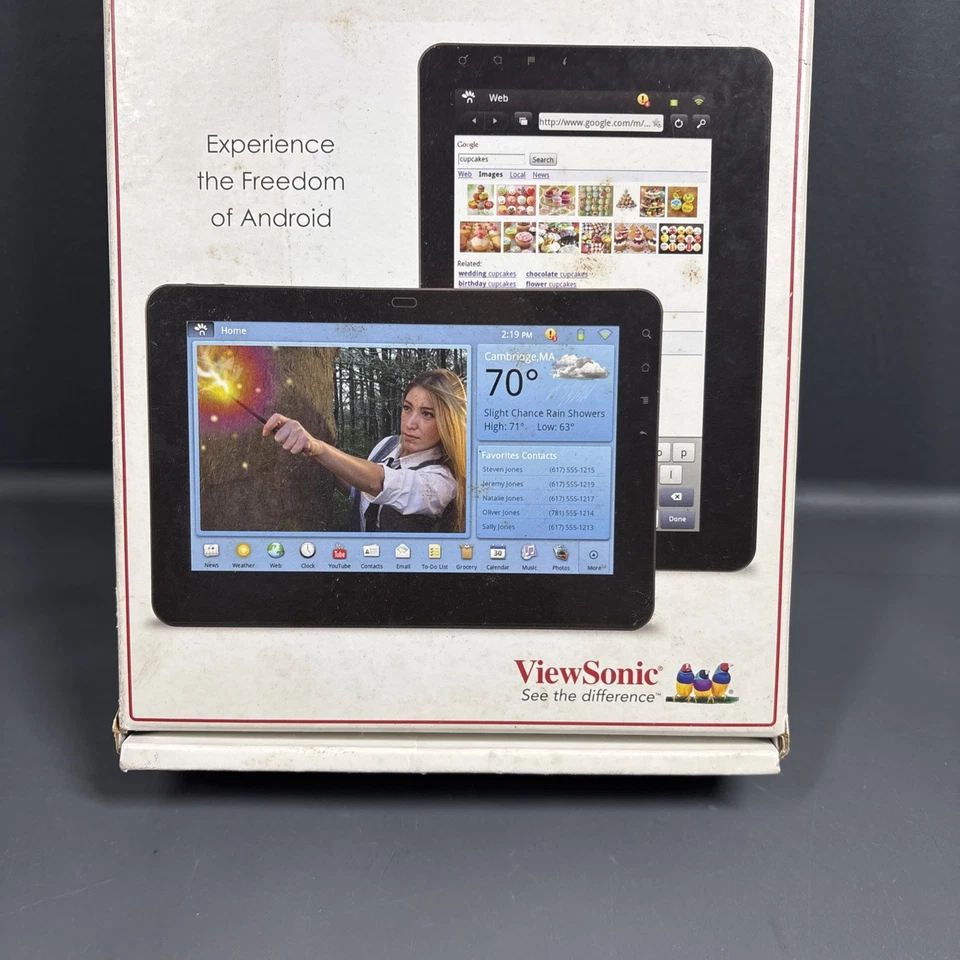 ViewSonic G Tablet UPC300-2.2 Android Tablet See Description  - Image 3 of 4
