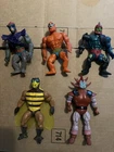 Vintage 1980’s He-Man Masters of the Universe MOTU Lot of 5 Figures/ Incomplete