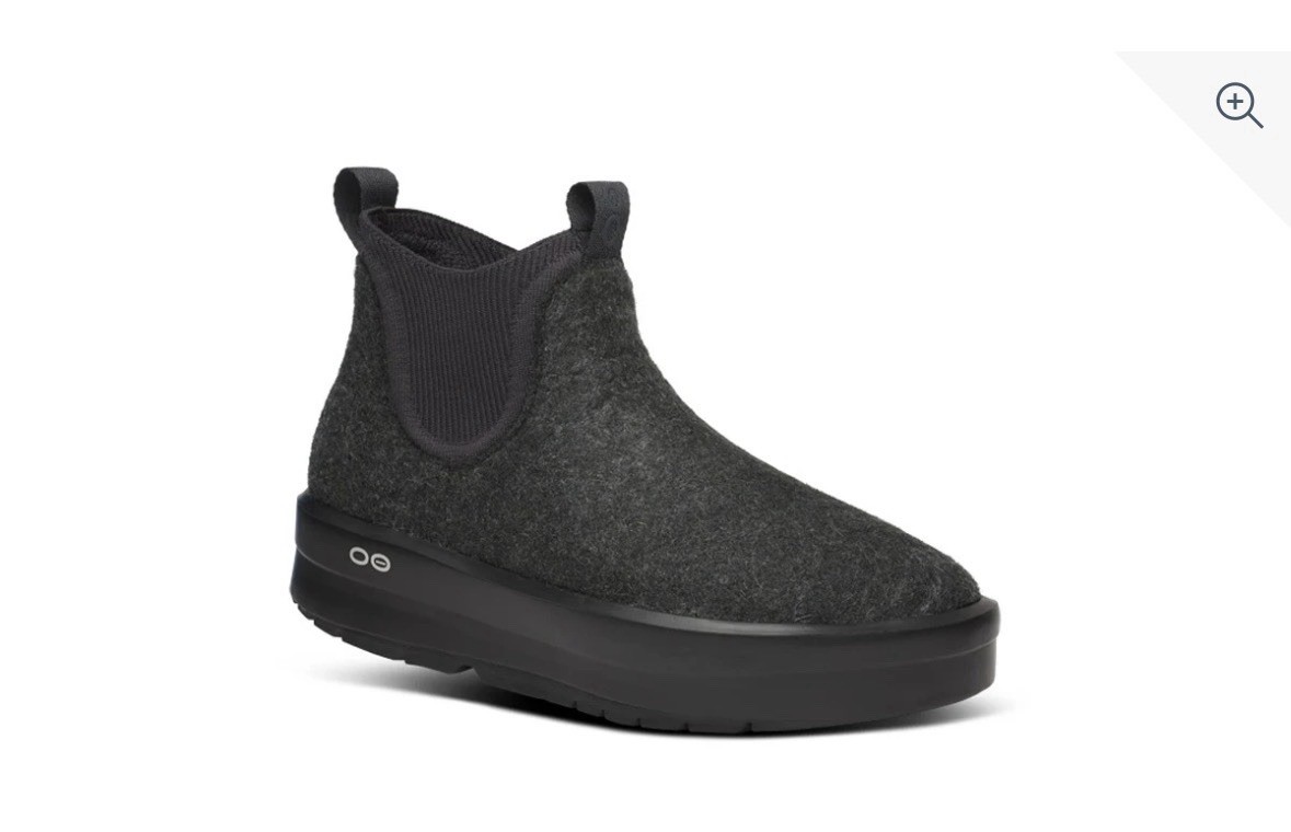 Oofos Women Black n Charcoal Sz 6 OOmega Londoner | eBay