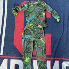 Teenage Mutant Ninja Turtles Mutant Mayhem Child Pajamas 2 Piece Set Size 4T