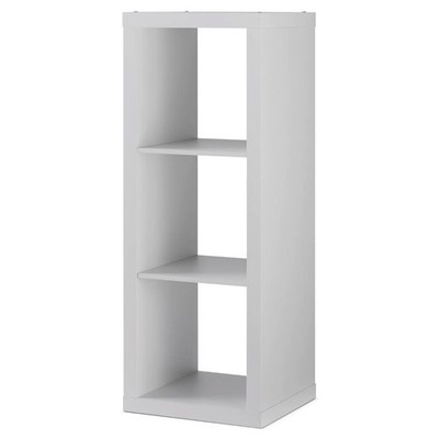 Better Homes & Gardens 3 Cube Storage Organizer, White Texture