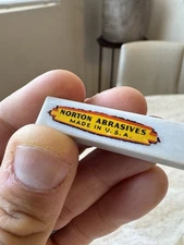 Norton Hard Arkansas Stone Square File 3 x 3/8 Inch File Square Vintage