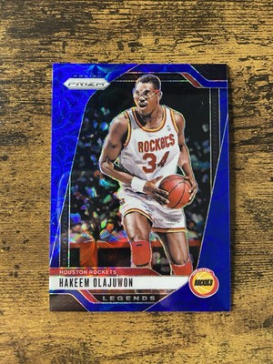 2024-25 Prizm Hakeem Olajuwon Choice Blue #45/49 Rockets
