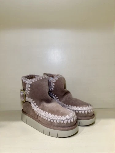 MOU Women's Powder pink Ankle boot Size 37-40