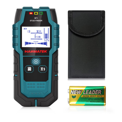 Wandscanner SFI Detektor für Holz Metall Kabel LCD Display 7,24 Zoll Blaugrün