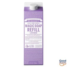 Dr. Bronner's Pure Castile Liquid Soap Bodywash Refill Carton - Lavender