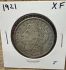 1921 P Morgan Silver Dollar - 90% US Coin Free Shipping XF