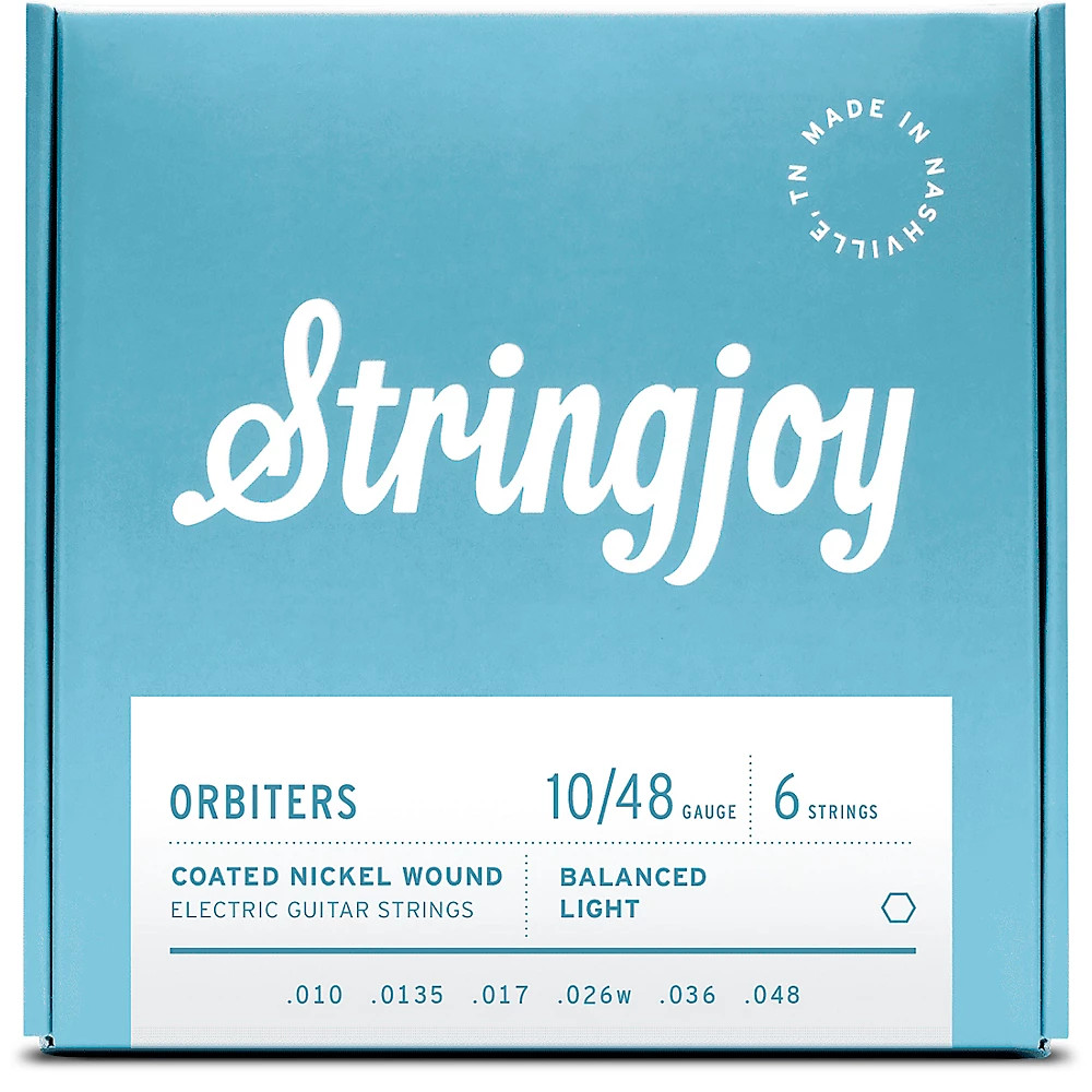 Струны для электрогитары Stringjoy Orbiters с никелевым покрытием и намоткой 10 - 48 3590₽