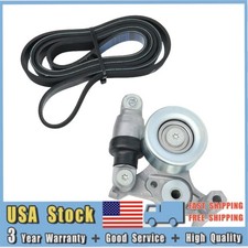 2pcs Fit 2018-2022 Honda Accord 2.0l L4 Serpentine Belt Tensioner Pulley Kit