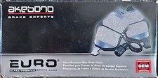 Akebono EUR763 Euro Ultra Premium Ceramic Rear Disc Brake Pad Kit, GREY