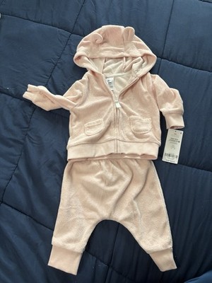 2 packs of NWT Carters Baby 3-Piece Bear  Little Cardigan Set - Pink