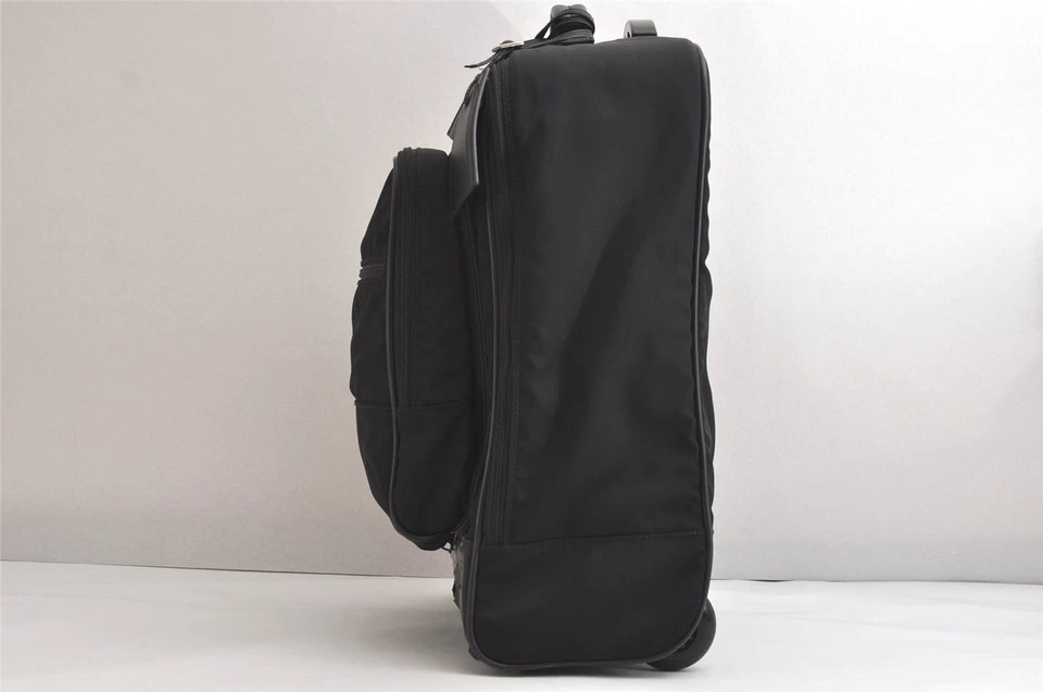 Authentic GUCCI Vintage Suitcase Nylon Leather Black Junk 3602N - Image 4 of 4