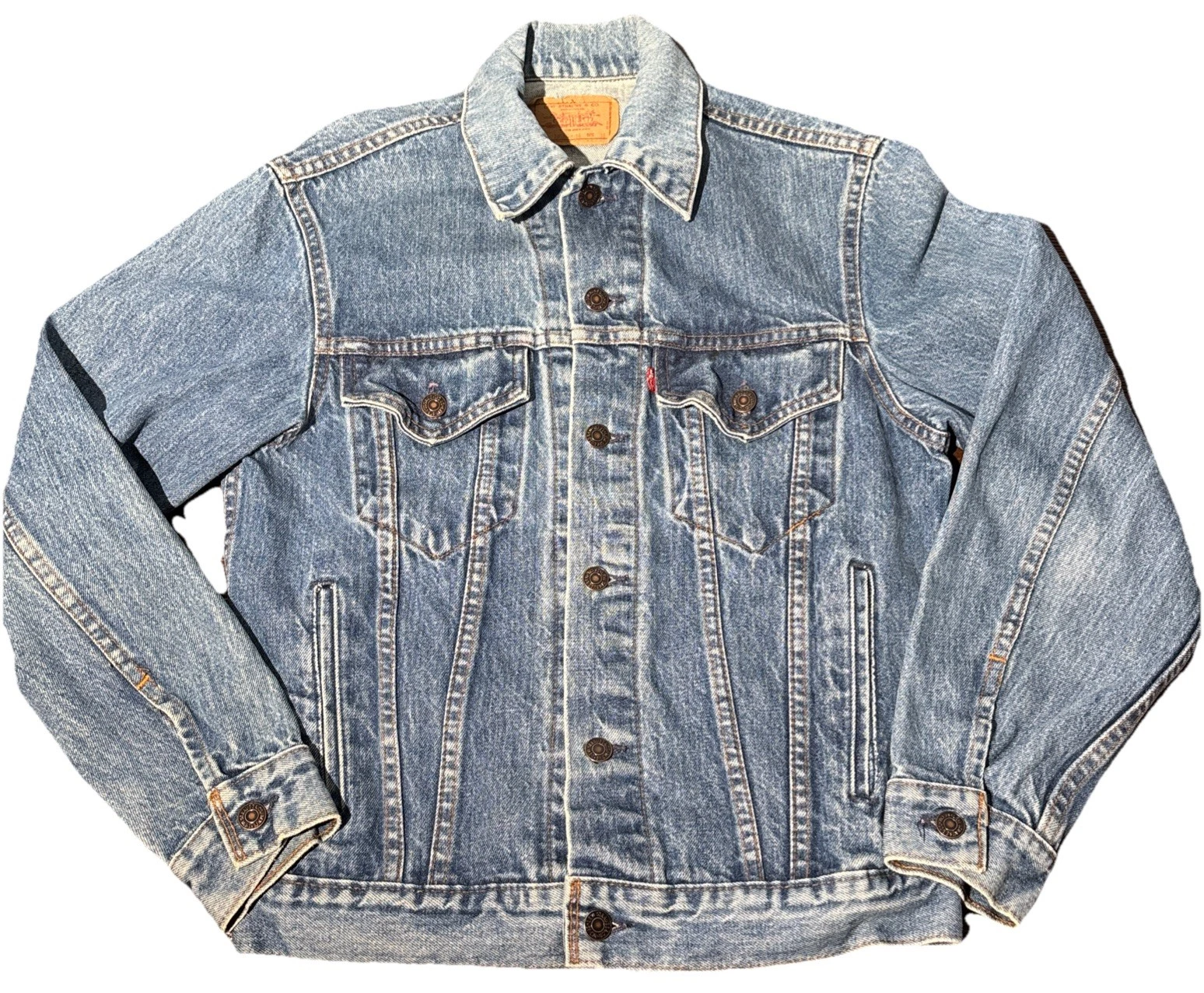 Vintage Levis Type III Denim Trucker Jacket Men’s 38 Made In Canada 80s 90s Blue