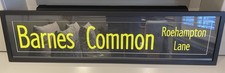 Barnes Common Bus Blind Sign Framed