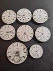 Vintage American WALTHAM Pocket Watch Movement Parts Lot As Shown!