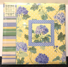 Waverly CR Gibson Photo Album Post Bound Blossom Hill Vintage Hydrangea Floral