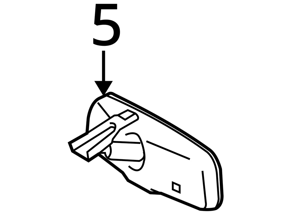 Toyota 4runner 2010-2020 cámara de visión trasera con atenuación automática sin brújula 87810-0W062 Foto 4 de 4