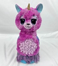 Hatchimals Llamacorn Neck Grows 32  Talks Eyes Light up Multi Pink Interactive