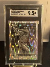 Topps 2022 Chrome Sonic Shohei Ohtani Angels B&W RayWave SGC 9.5 #1 