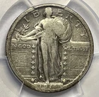 1917-D Type 2 Standing Liberty Quarter - PCGS F-15; Nice Better Date 25C