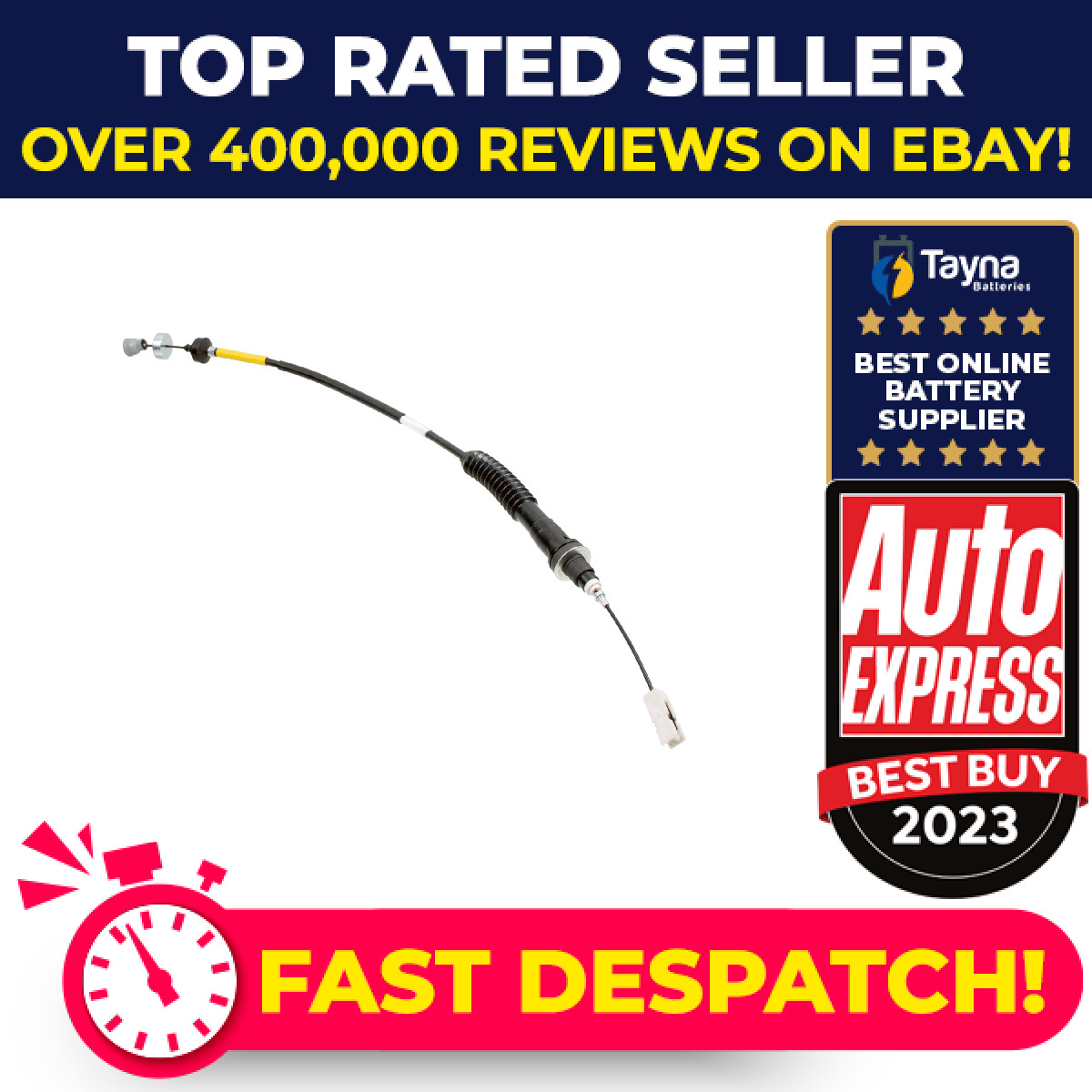 Clutch Cable fits CITROEN DISPATCH U6U 2.0D 99 to 06 5-Speed Manual Transmission