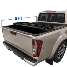 5ft Bed Tri-fold Tonneau Cover For 2005-2026 Nissan Frontier Crew Cab Waterproof 5ft Bed Tri-fold Tonneau Cover For 2005-2026 Nissan Frontier Crew Cab Waterproof