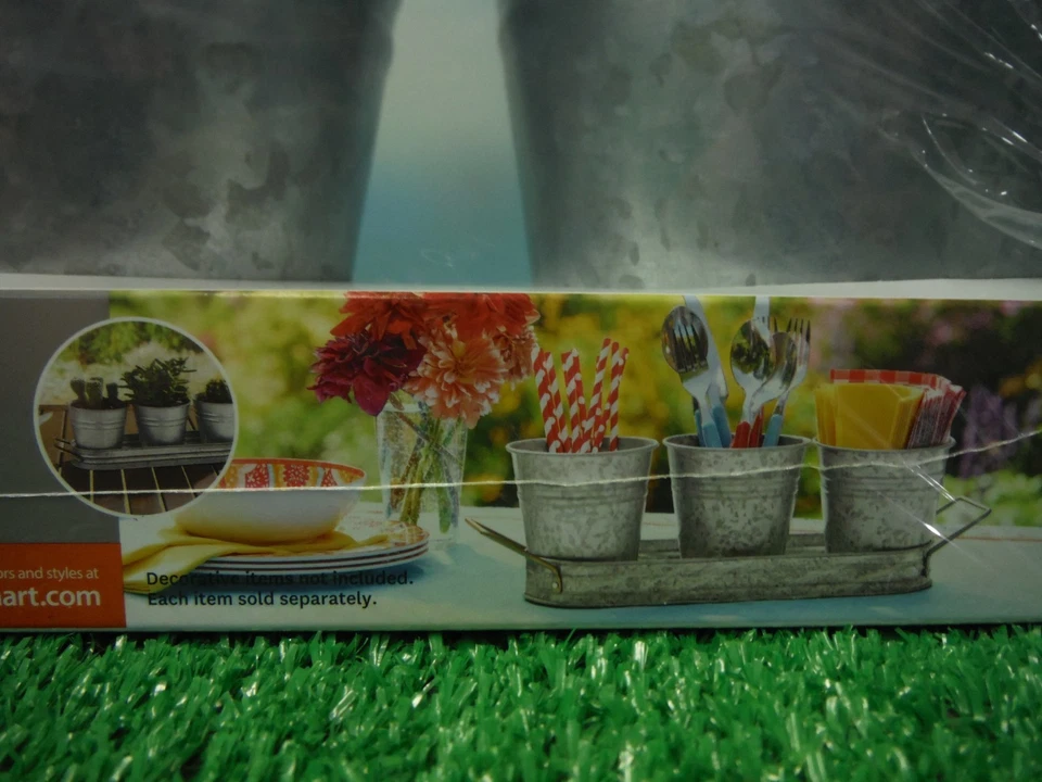 Better Homes & Gardens 2017 4 piezas galvanizado carrito de servicio *nuevo* Foto 2 de 4