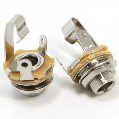 Ancable 2-Pack 1/4 Inch Female Guitar Input Jack-6.35mm TS Mono Panel Mount...