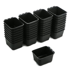 36-Pack - Black Cage Cups hold 1 Pint / 16 fl oz to Hang Feed  Water for Pet