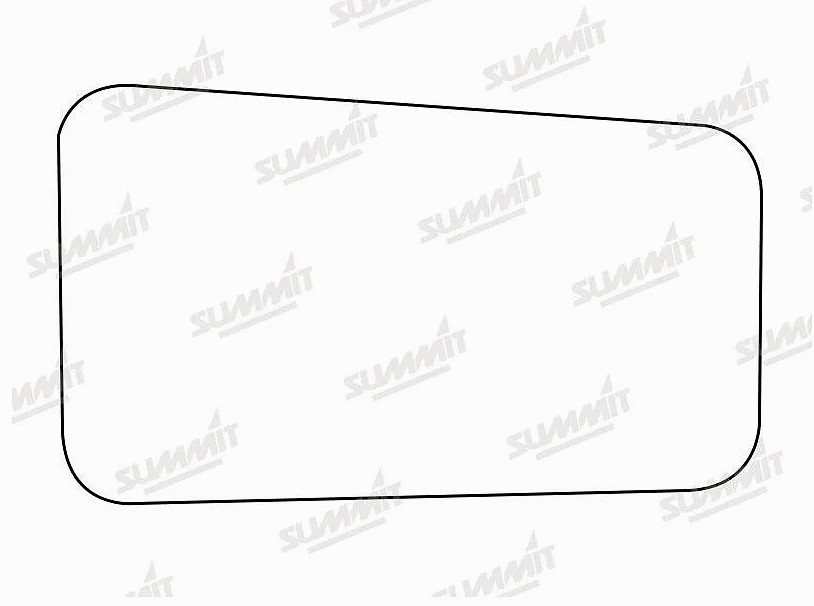 Mirror Glass RHS fits Vauxhall Cavalier Mk2  / Opel Ascona (1982-88)