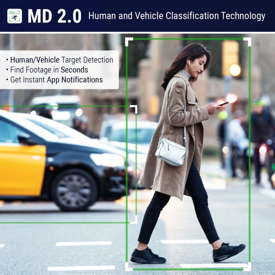 LXIP3C42NW-28MDA 4MP IP Full Color 24/7 2.8mm WDR Built-in Mic Ai Turret Camera - Image 3 of 4