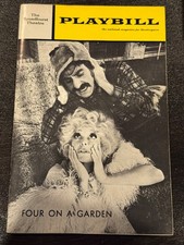 Carol Channing + Sid Caesar Four On A Garden - Playbill 1972