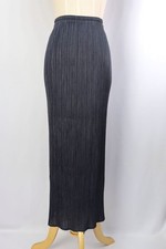 Authentic PLEATS PLEASE Navy Blue Skirt ISSEY MIYAKE 156 8900a