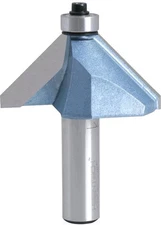 KEENTECH 45° CHAMFER ROUTER BIT For Edge Forming 1/2"×1-59/64"×7/8" (KT02031608)