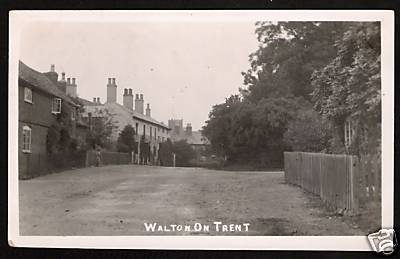 Walton on Trent bei Burton on Trent. Straße.