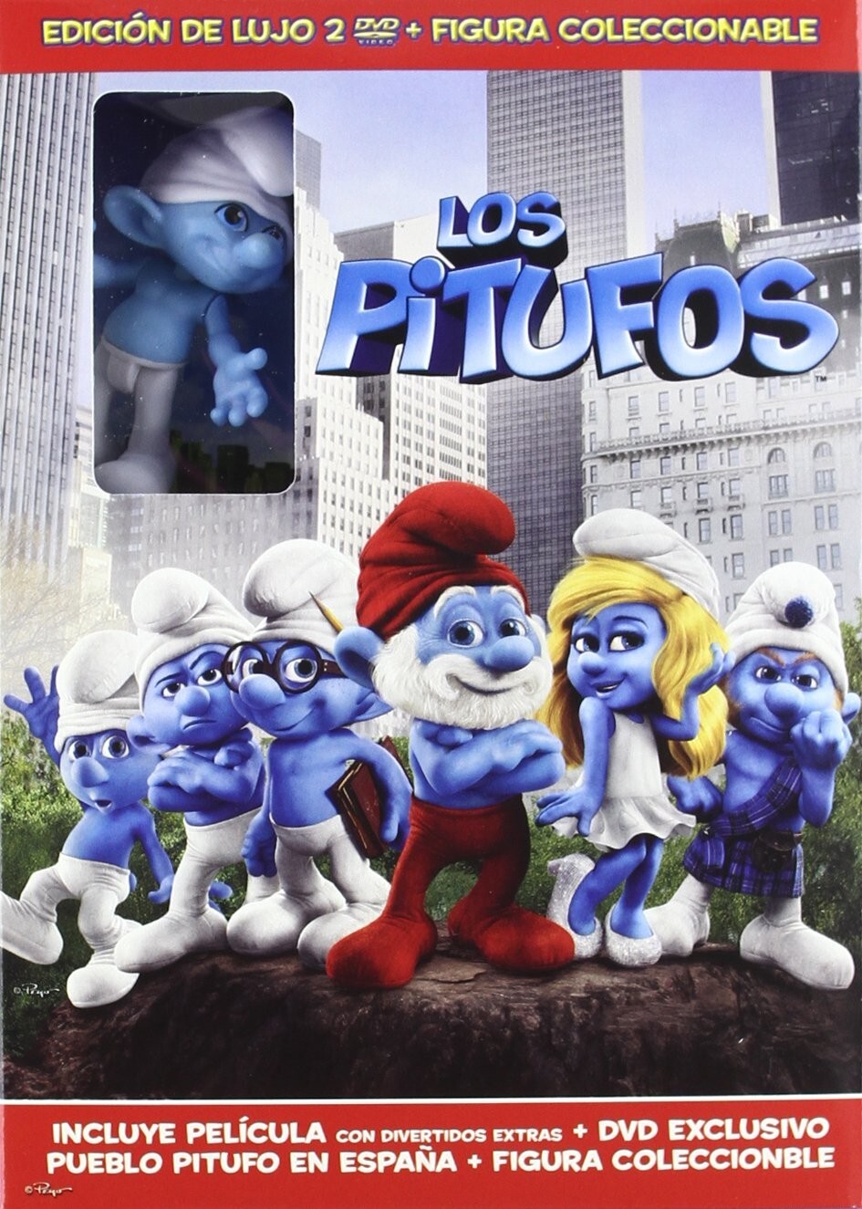 Pack Los Pitufos 3D + Muñeco (Edición especial) [DVD]