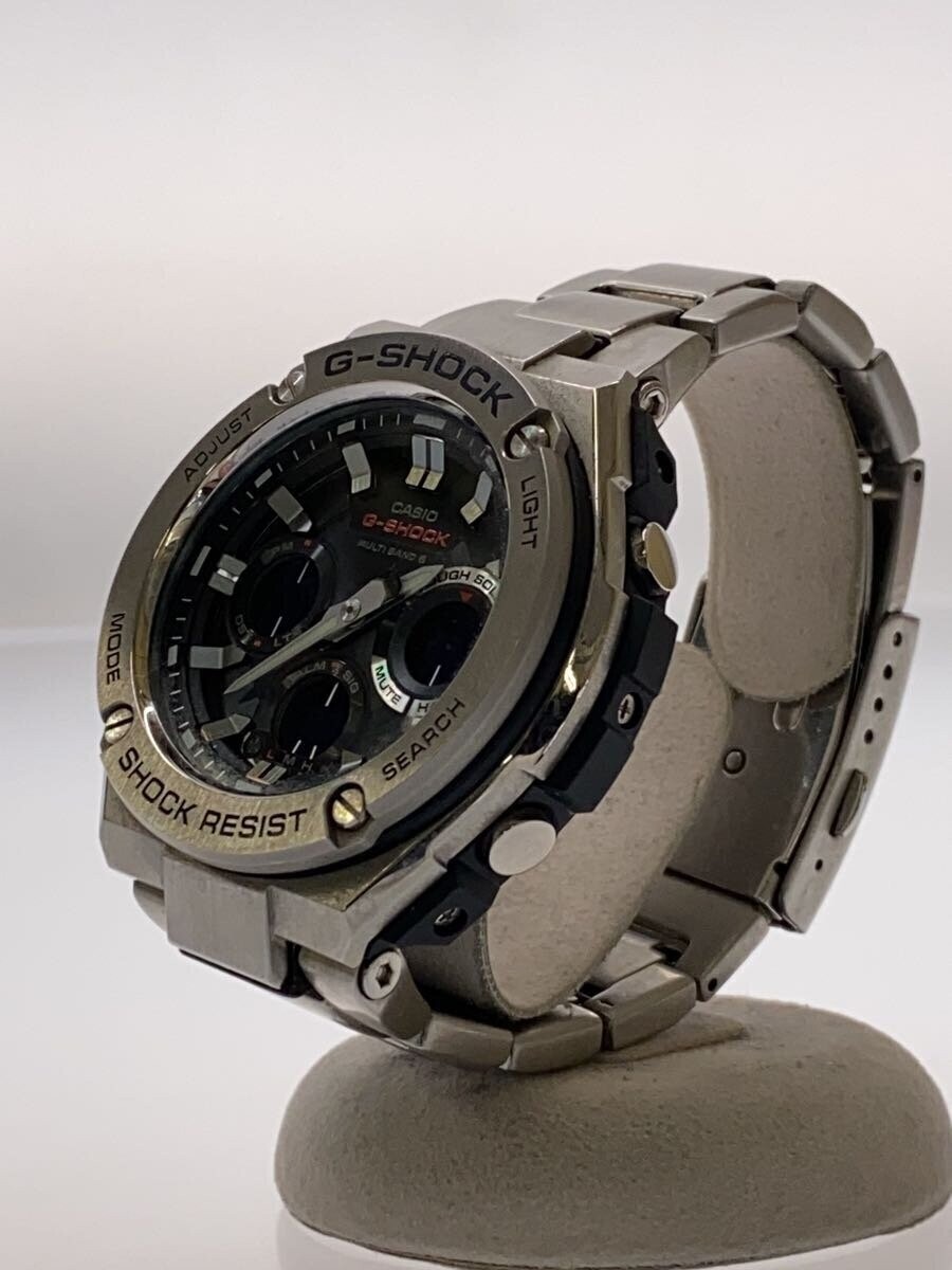 CASIO G-SHOCK GST-W110D-1AJF Silver Stainless Steel Solar Digital