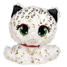 P.Lushes Designer Fashion Pets 24K Carti Snow Leopard Stuffed Animal Plush, 6"