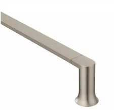 MOEN Genta 24 in. Towel Bar in Brushed Nickel BH3824BN (READ/SCUFFS)