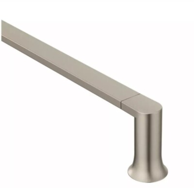 MOEN Genta 24 in. Towel Bar in Brushed Nickel BH3824BN *READ*