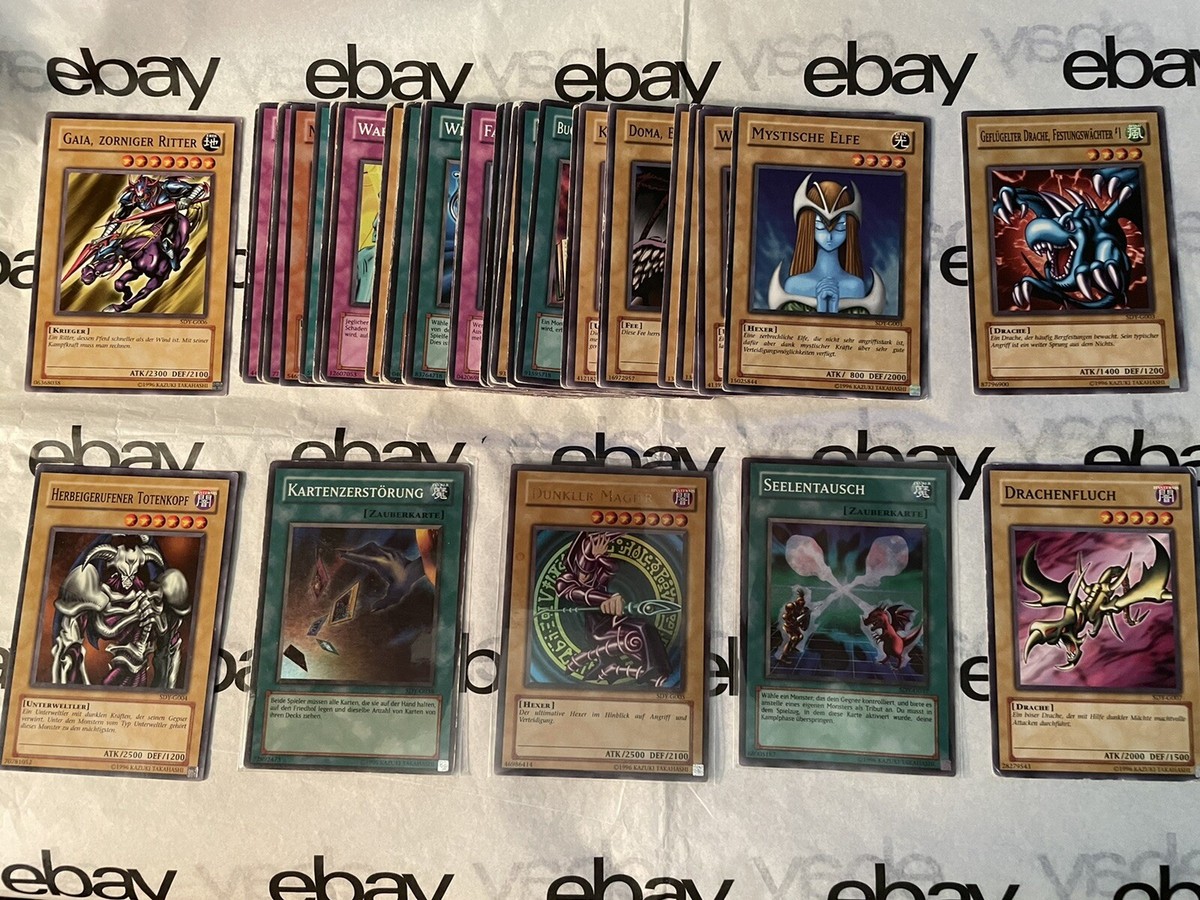 Yugioh Starter Deck Yugi GERMAN Full Deck Played Missing 4 Cards Free Shipping Yugioh Starter Deck Yugi GERMAN Full Deck Played Missing 4 Cards Free Shipping