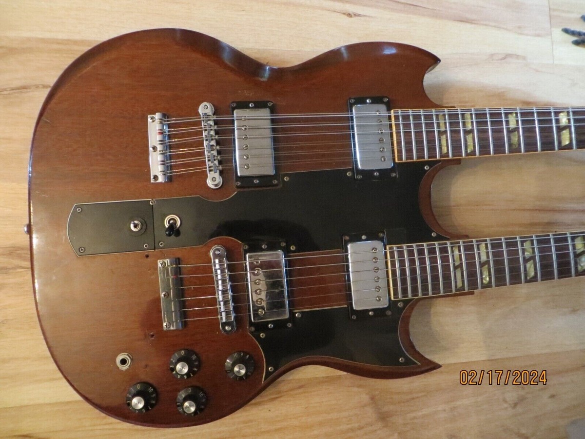 1978 Gibson EDS-1275 Double-Neck Walnut Electric Guitar w