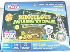 PLAYZ Ridiculous Inventions 26+ STEM Experiments (New, open box)