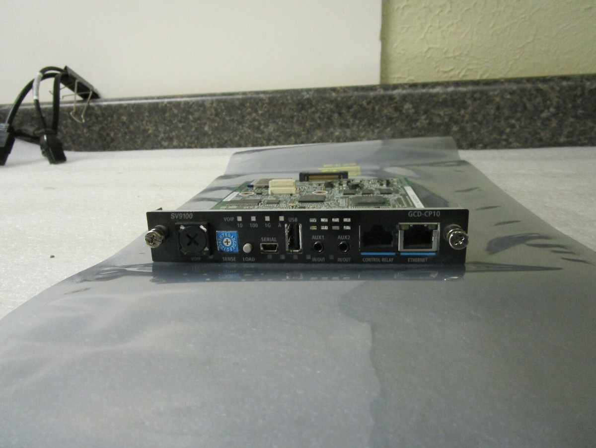 NEC SV9100 CPU Card GCD-CP10 A20-030769-001 + SD-B US 606AEA-G SD