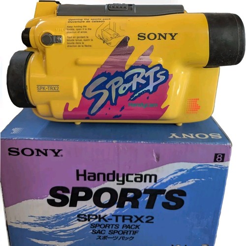 Sony Handycam Sports Pak SPK-TRX Video 8 Waterproof Casing Made in Japan - Photo 2 sur 6