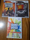 Guitar Hero Legends of Rock, Heros of Rock & Band Hero wii