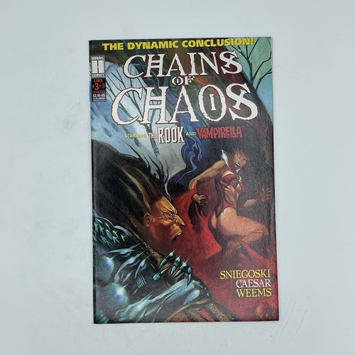 Juego completo de cómics de Chains of Chaos #1-3 Vampirella The Rook John Estes Harris - Imagen 6 de 12
