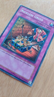 Reckless Greed SD2-EN027 YuGiOh card (LP)