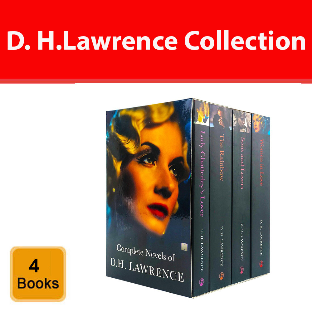 Complete Novels of D.H. Lawrence 4 Books Collection Box Set Lady Chatterley's