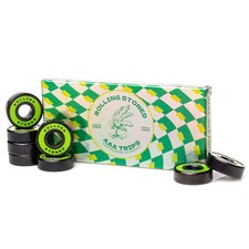 Rolling Stoned Skateboard Bearings 8 Pack - Green